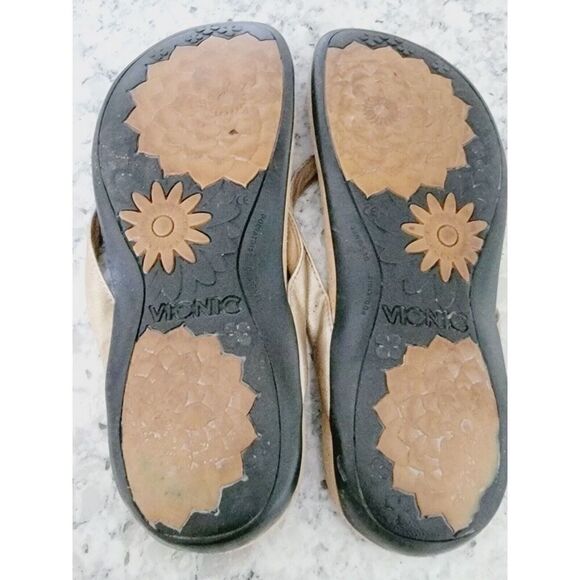 Vionic Size 7 Orthaheel Sandals Bejeweled Thong Arch Support - Picture 2 of 6